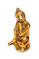 Buddha Side Sitting Medium Gold