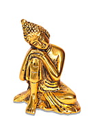 Buddha Side Sitting Medium Gold