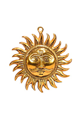 Sun Hanging Regular Gold 19*20*1 CM