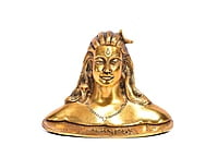 Adiyogi Shiva Idol Gold 15*11*10 CM