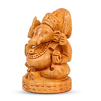 Wooden Ganesh 3 Inch