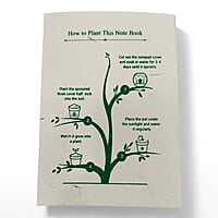 Notebook Plantable White Plantable Notebook Notebook Plantable White Plantable Notebook