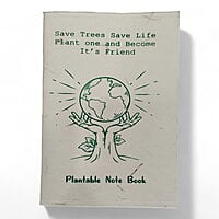 Plantable Seed Paper Notepad 4.75*7 Inch