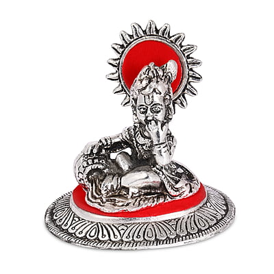 Bal Krishna Silver 11*12*10CM