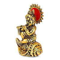 Shankh Krishna Gold 9*11*4CM