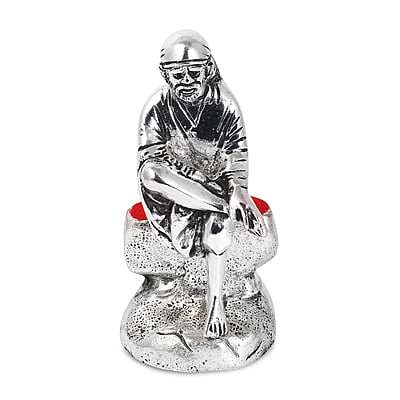 Sai Baba Idol Silver 7*13*5 CM