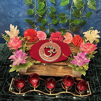 Silver Om Ghayathri Mantra