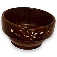 3 Inch Wooden Bowl with Cap