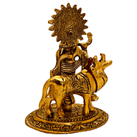 Krishna With Cow Gold