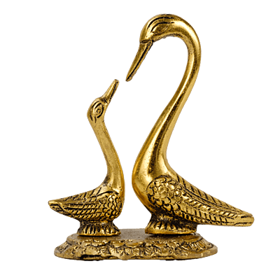 Swan Couple Set Gold