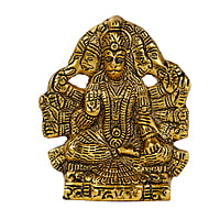 Hanuman Gold Panchamuka Anjineyar Wall Hanging