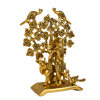 Krishna Cow Tree Big Gold