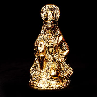 Hanuman Gold Idol