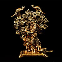 Krishna Cow Tree Big Gold