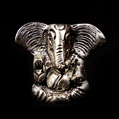 Elephant Head Vinyagar silver