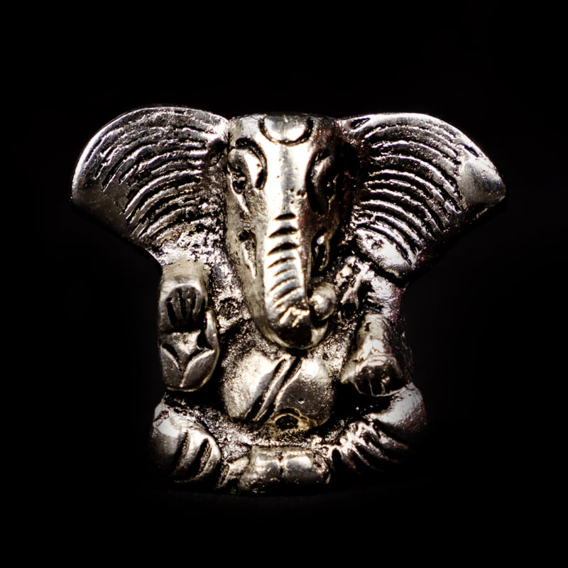 Elephant Head Vinyagar silver